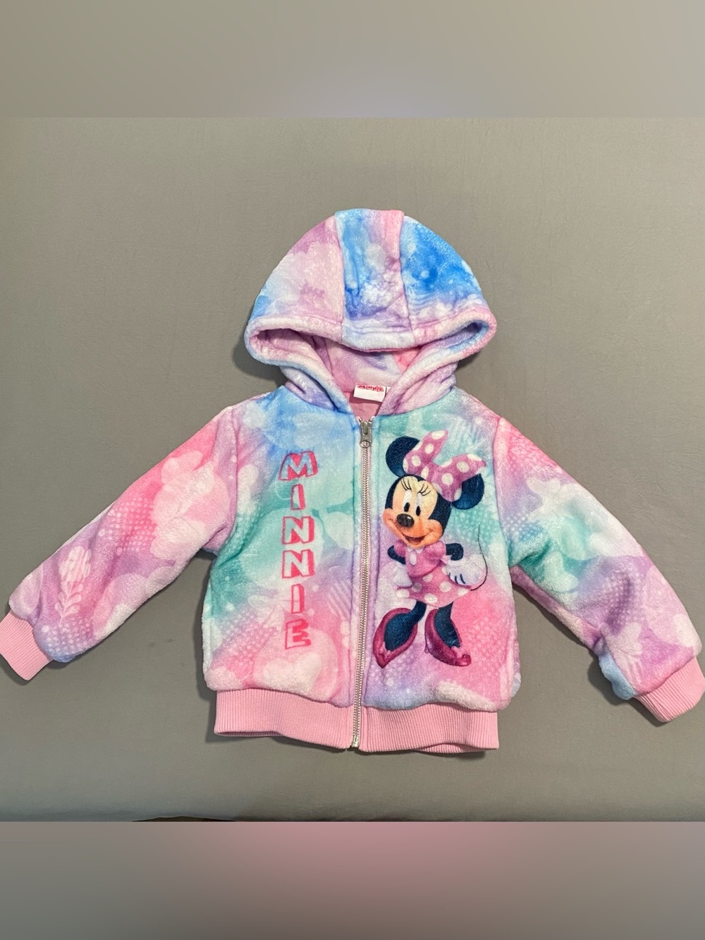 Disney Minnie Mouse Hooded Zip Jacket for Toddler